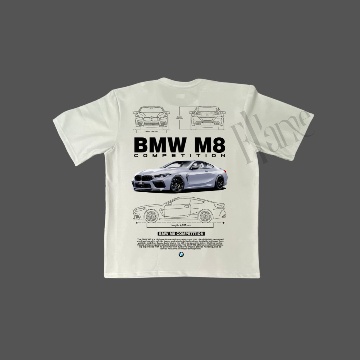 Camisa Oversize BMW M8 COPETITION
