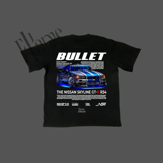 Camisa Oversize NISSAN SKYLINE GTR34