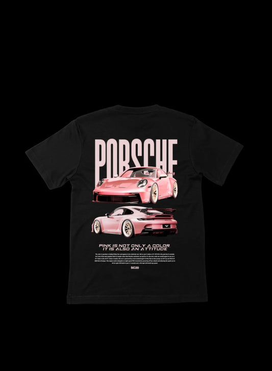 Camisa Oversize Porsche 911 Rosa
